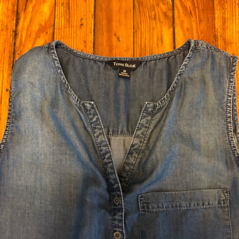 Ombré Denim Tunic - Picture 2 of 4
